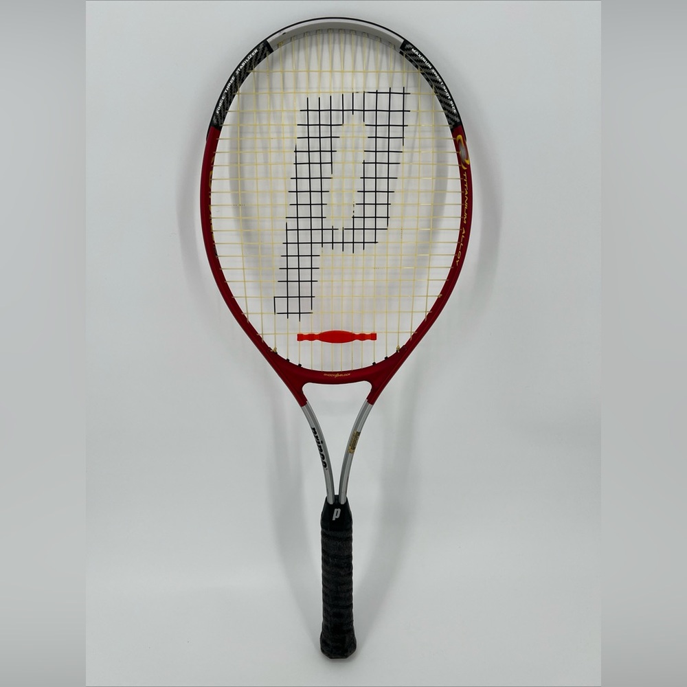 EUC Prince Force 3 Oversize Tennis Racquet Titanium Alloy Ti Grip Size 4 3/8”